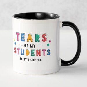 Original Graphic Teacher Student School White Coffee Tea Mug 11 oz. NEW